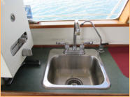 Bar Sink and Propane Hotwater Heater