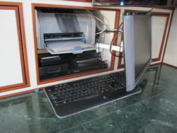 Printer. Media Tank,and DVD Player