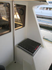 Pilothouse Entrance Well and Skylight for Master Cabin
