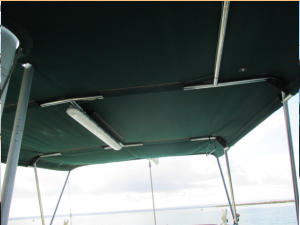 Tubing and Fabric Canopy