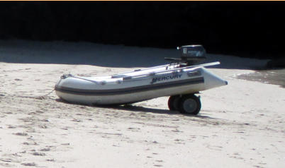 Small Tender With Dingy Wheels